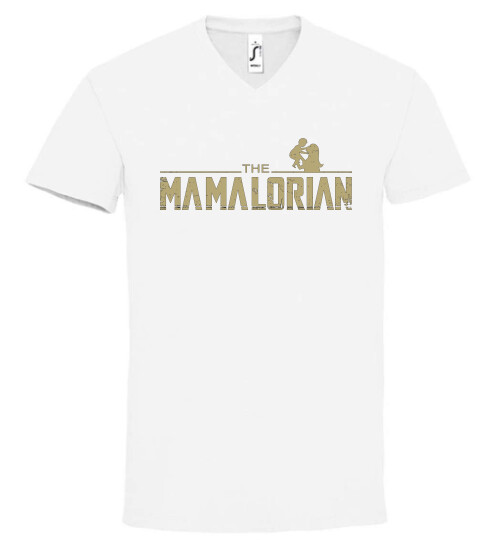 Unisex V nyakú póló