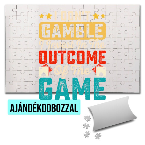 Puzzle - kirakó ajándékdobozzal
