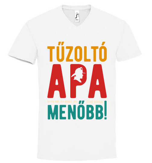 Unisex V nyakú póló