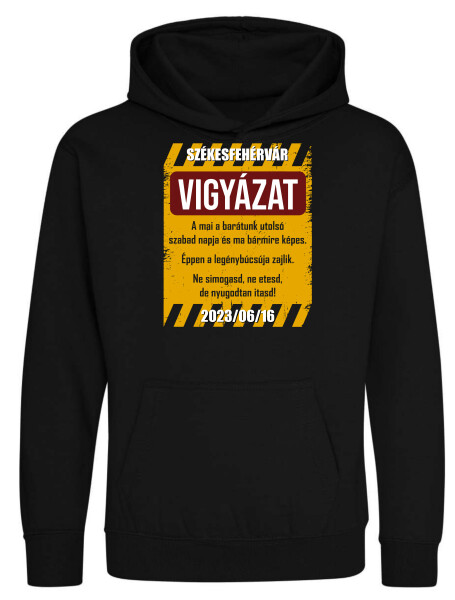 Kapucnis belebújós gyerek pulóver