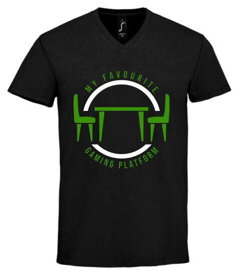 Unisex V nyakú póló