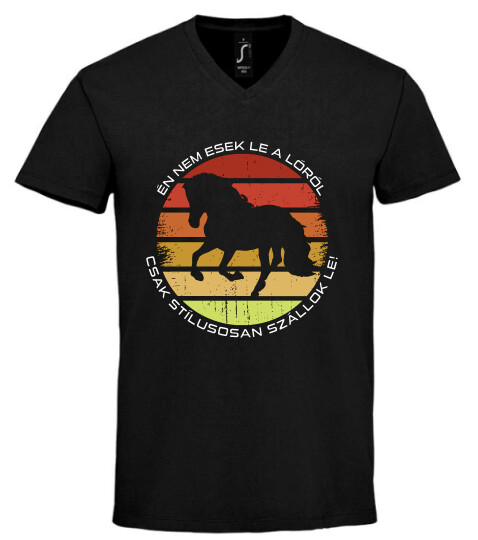 Unisex V nyakú póló