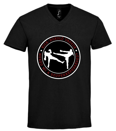 Unisex V nyakú póló