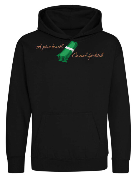 Kapucnis belebújós gyerek pulóver