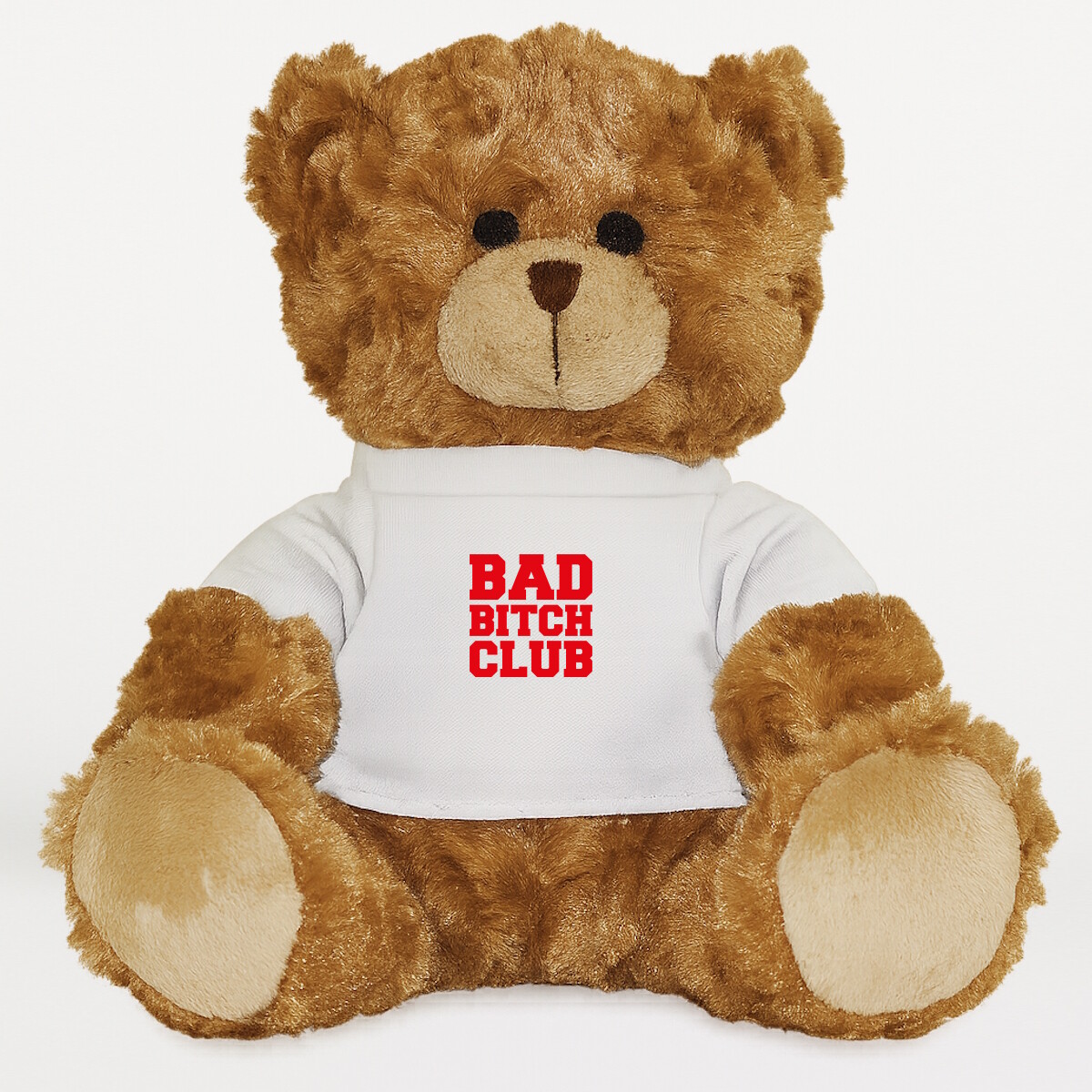 Plüssmaci egyedi pólóval