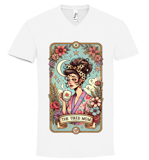 Unisex V nyakú póló