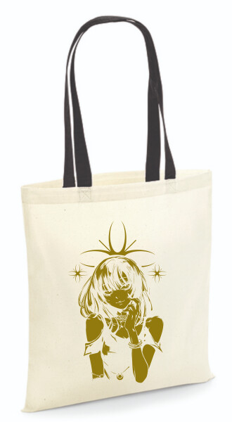 Vászontáska - színes fülű 