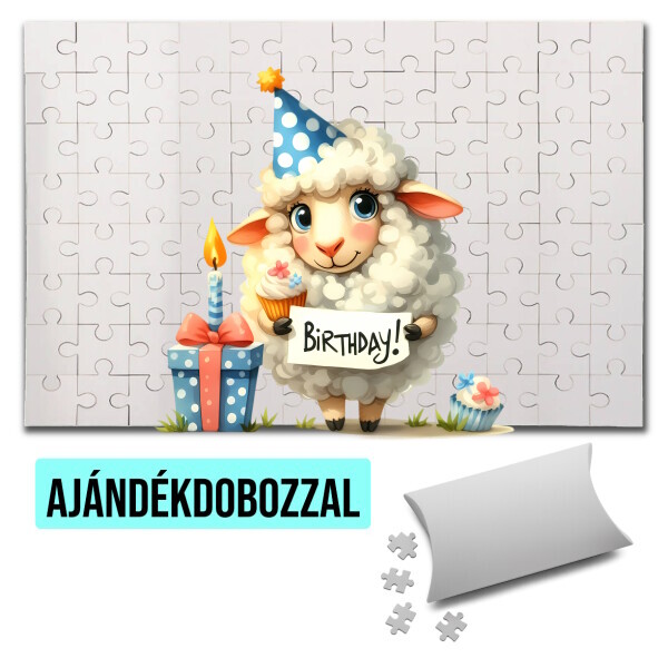 Puzzle - kirakó ajándékdobozzal