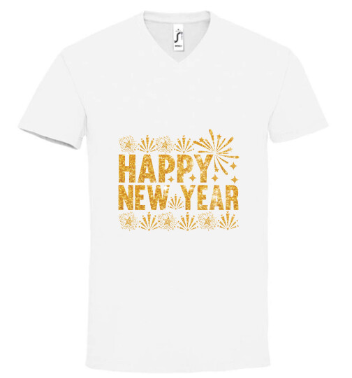 Unisex V nyakú póló