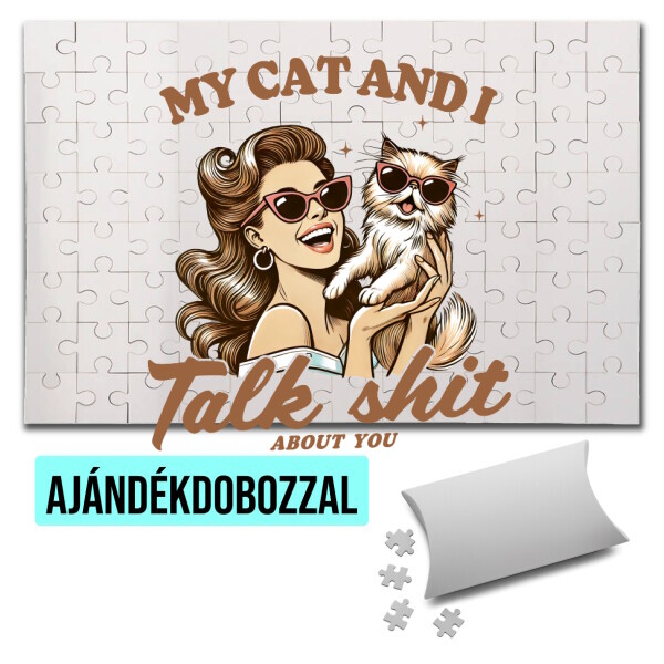 Puzzle - kirakó ajándékdobozzal