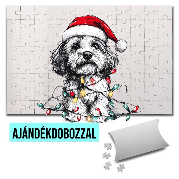 Puzzle - kirakó ajándékdobozzal