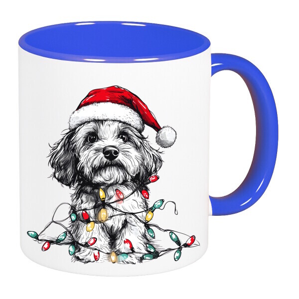 Színes fülű és belsejű bögre