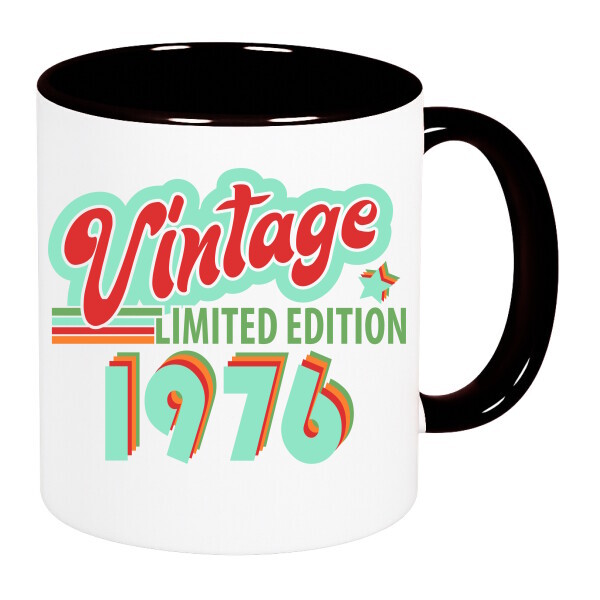 Színes fülű és belsejű bögre