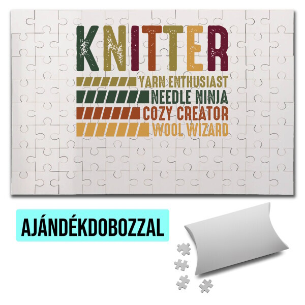 Puzzle - kirakó ajándékdobozzal