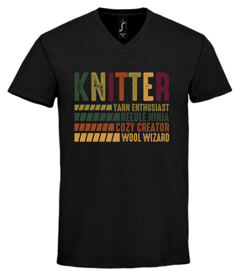 Unisex V nyakú póló