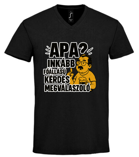 Unisex V nyakú póló