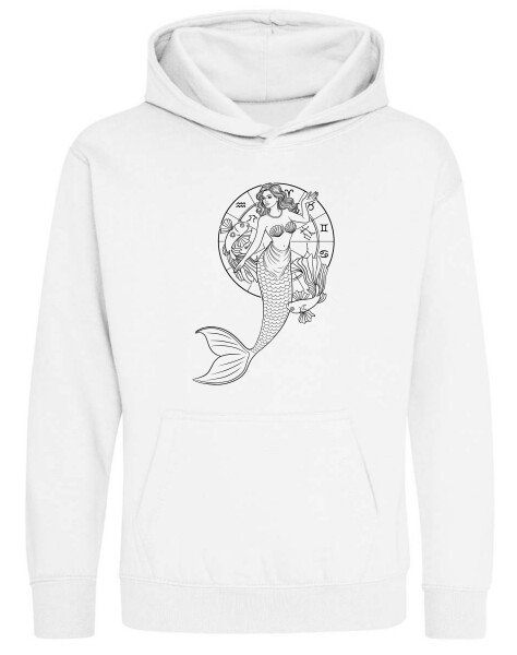 Kapucnis belebújós gyerek pulóver