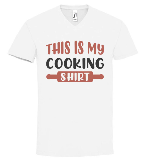 Unisex V nyakú póló