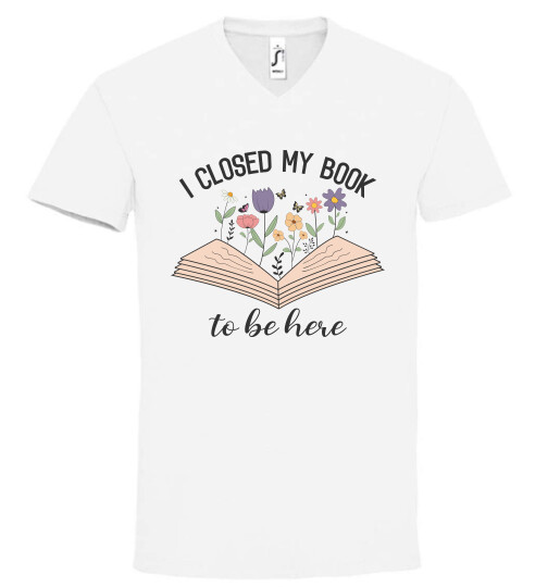 Unisex V nyakú póló