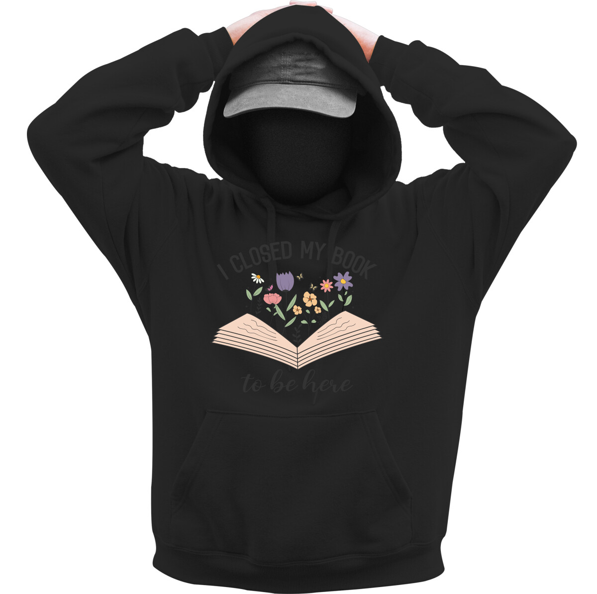 Kapucnis belebújós pulóver