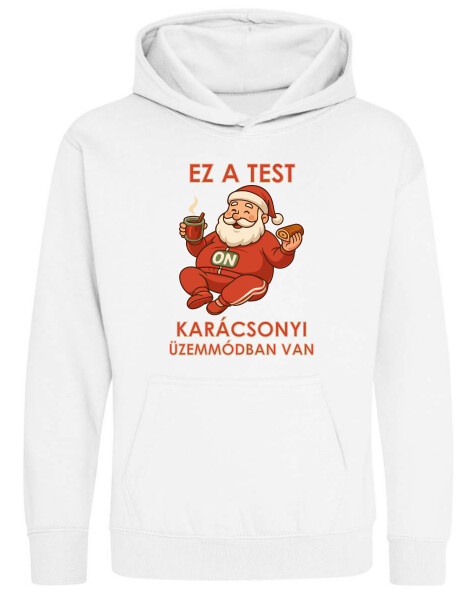 Kapucnis belebújós gyerek pulóver