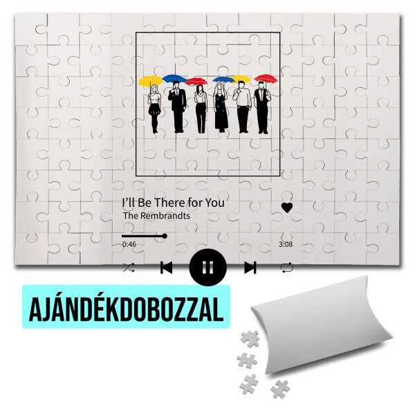 Puzzle - kirakó ajándékdobozzal
