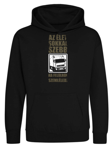 Kapucnis belebújós gyerek pulóver