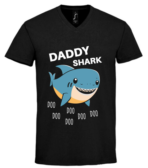 Unisex V nyakú póló