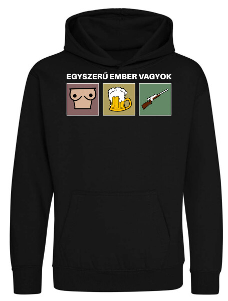 Kapucnis belebújós gyerek pulóver