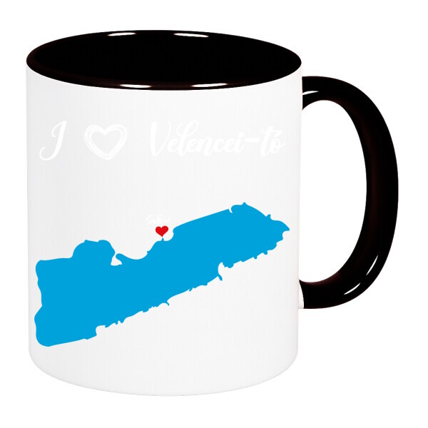 Színes fülű és belsejű bögre