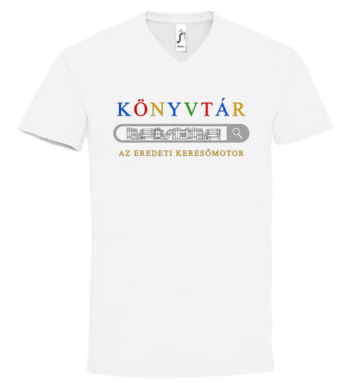 Unisex V nyakú póló