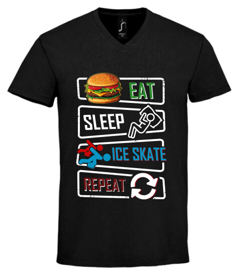 Unisex V nyakú póló