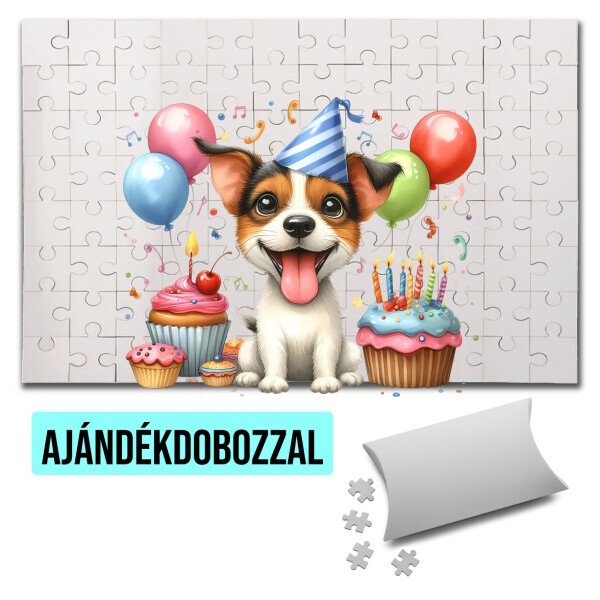 Puzzle - kirakó ajándékdobozzal