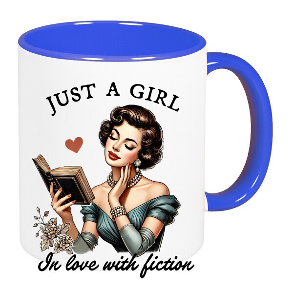 Színes fülű és belsejű bögre