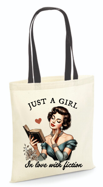 Vászontáska - színes fülű 