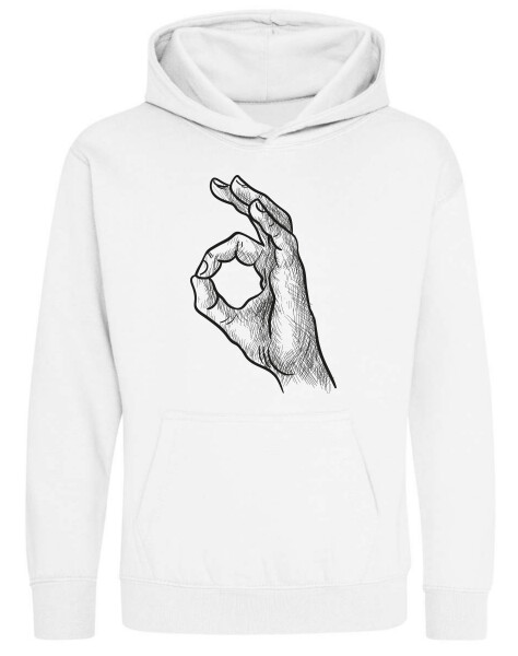 Kapucnis belebújós gyerek pulóver