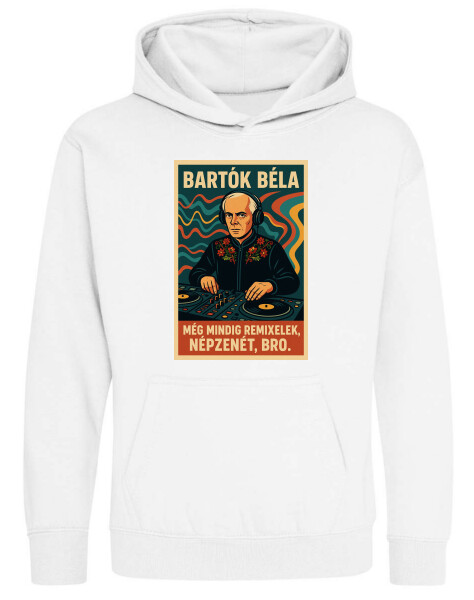 Kapucnis belebújós gyerek pulóver