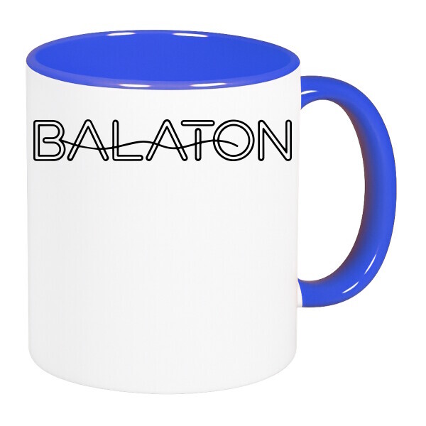 Színes fülű és belsejű bögre