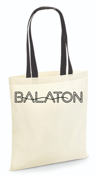 Vászontáska - színes fülű 