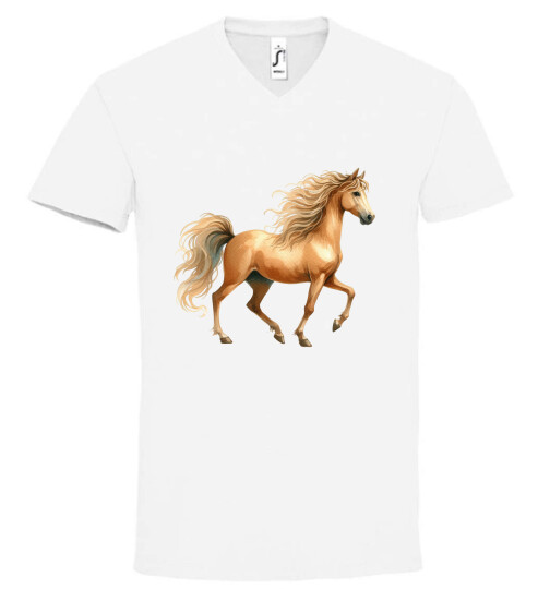 Unisex V nyakú póló