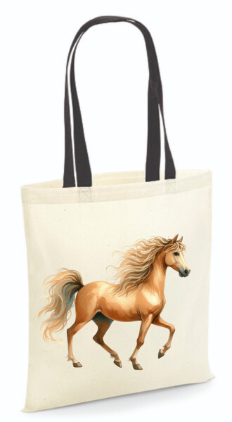 Vászontáska - színes fülű 