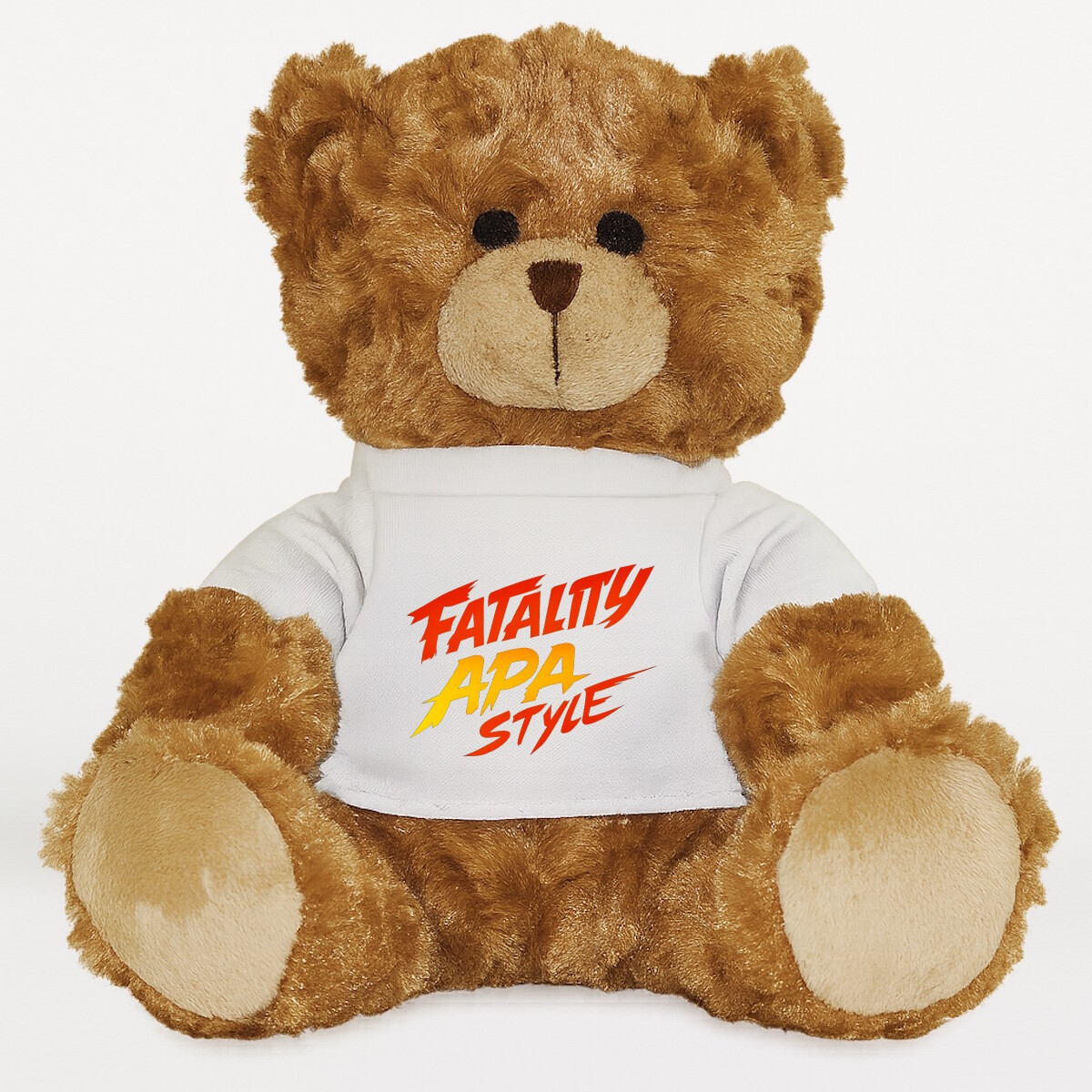 Plüssmaci egyedi pólóval