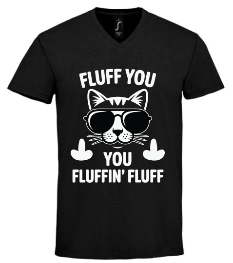 Unisex V nyakú póló