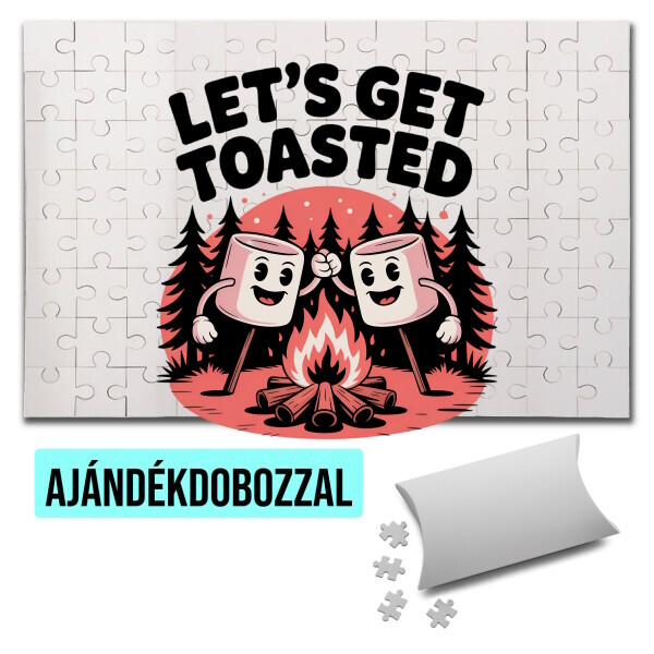 Puzzle - kirakó ajándékdobozzal