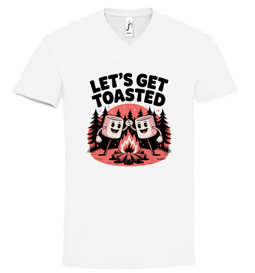 Unisex V nyakú póló