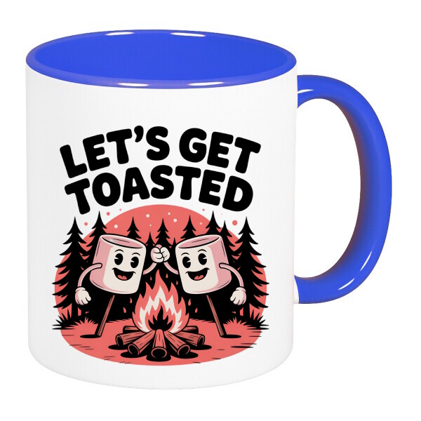 Színes fülű és belsejű bögre