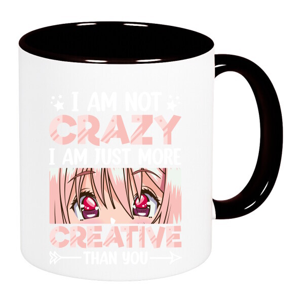 Színes fülű és belsejű bögre