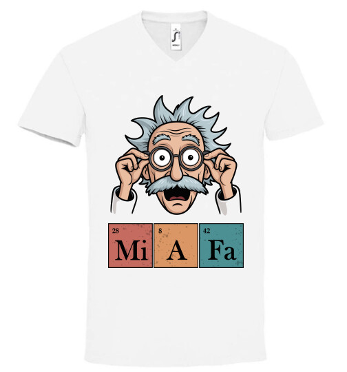 Unisex V nyakú póló