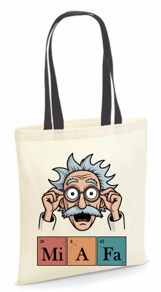 Vászontáska - színes fülű 