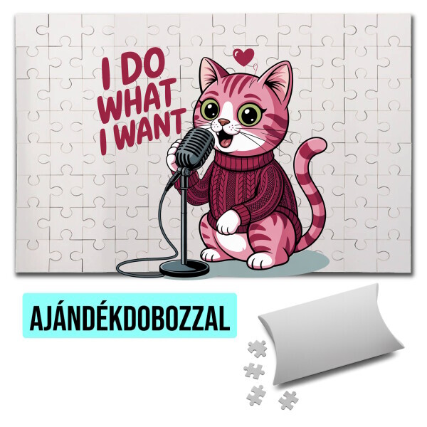 Puzzle - kirakó ajándékdobozzal